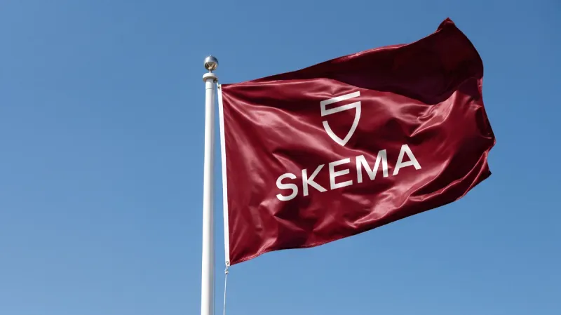 nouvelle identité skema signé carré noir