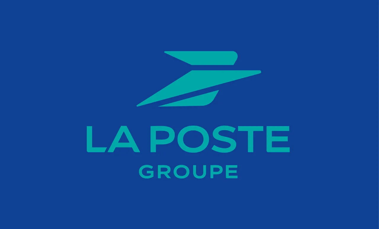 La Poste Groupe carré noir identité corporate