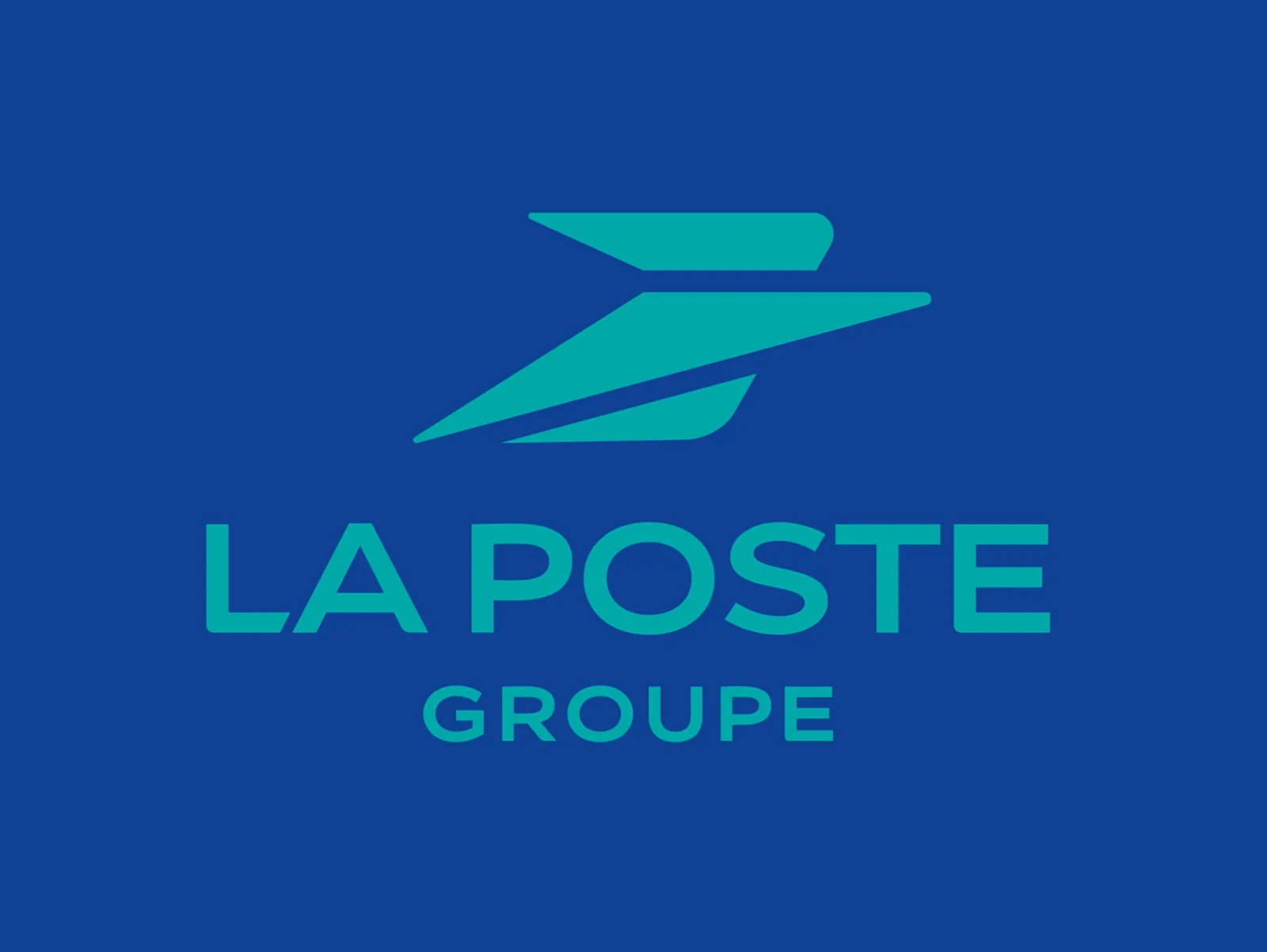 La Poste Groupe carré noir identité corporate